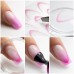 Стикер за нокти French/Ombre/French smile line Омбре дизайн Light pink SD-1930